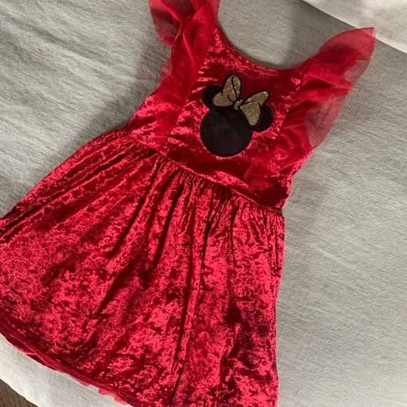 Disney | Dresses | Euc Red Minnie Mouse Dress | Poshmark